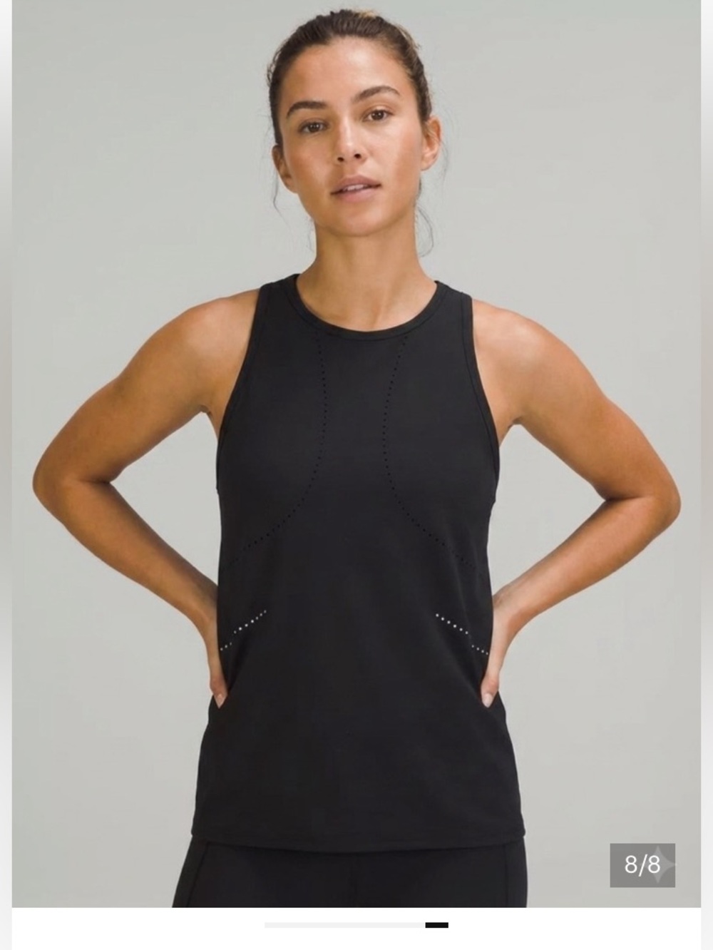 Lululemon Black lightweight Sleeveless Tank Top